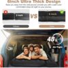 e3349ab4cf1b6e48 Car Air Mattress Back Seat Inflatable Bed - Inflatable Thickened and Double SUV Air Mattress with Air Pump Portable Foldable Car Bed for Home Car Travel Camping-Black