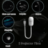 2-in-1 Mini Galaxy Star Projector Night Light – Starry Sky Ambient Lamp for Bedroom Sleep & Decoration