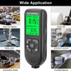 e369e96e6bdd7a13 1Pcs HW-300PRO Car Film Automatic Gauge 0-2000UM Fe & NFe Coating Thickness Tester Manual Automotive Paint Tools