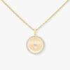 Sterling Sier Classic Fashionable Jewelry Mobile Diamond Women's Necklace Wedding Necklace. Exquisite Gifts
