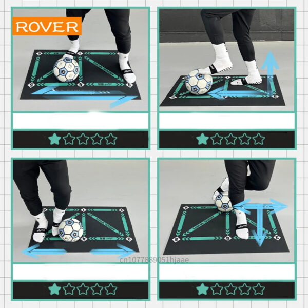 Durable Non Slip Foldable Kids Adults Dribble Mat Football Training Indoor Ourdoor Equipment