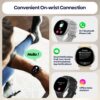 Zeblaze GTR 3 Pro Voice Calling Smart Watch AMOLED Display 316L Stainless Steel Fiess Smartwatch For Women