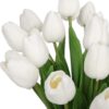 e39e12eeaf5628fc 24 Pcs White Tulips Artificial Flowers Real Touch Fake Tulips Fake Flowers for Decoration 13.5" Faux Tulips Faux Flowers Bulk Artificial Tulips Flowers for Vase Centerpieces Home Wedding Bouquet