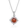 e39fb03127065ad3 JoyceJelly 6.5mm 1ct Moissanite Necklace For Women S Sterling Sier Jewelry Lab Created Diamond Pendant Clavicle Chain Gift