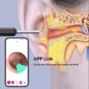Wireless Wax Remover Luminous Otoscope Cleaner 1296P HD Visual Ear Sticks Endoscope Mini Camera Health Care