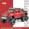 1:24 Pickup Trucks Boys F150 Raptor Diecast Metal Model Car with Sound Light for Kids Age 3 Year and up Blue