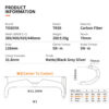 e3cf24d464513230 TOSEEK ZXB-TWO Bike Carbon Road Handlebar 400/420/440mm UD Matt Internal Routing Road Bicycle Handle Bar Bicycle Parts
