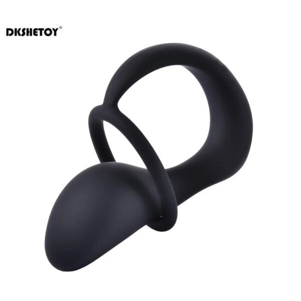 e3d2b5f74cdec441 Male Prostate Massager Anal Plug Adults Products Prostate Stimulator Delay Ejaculation Cock Rings Penis Ring Sex Toys for Couple