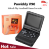 e3d4641114f95feb Powkiddy V90 3.0Inch IPS Screen Retro Video Open Source PS1 Mini Portable Handheld Game Console 64G 15000Games