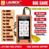 e3d69a0bc1a06b6e LAUNCH X431 Creader Elite For BENZ Diagnostic Tools Professional Full System TPMS 31+ reset Function Online Coding OBD2 Scanner