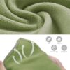 Fleece Sleeping Bag Liner, 75" Long Zipper Microfiber Fleece Travel Single Sleeping Bag Camping Blanket, Indoor Outdoor Blanket for Adults & Children