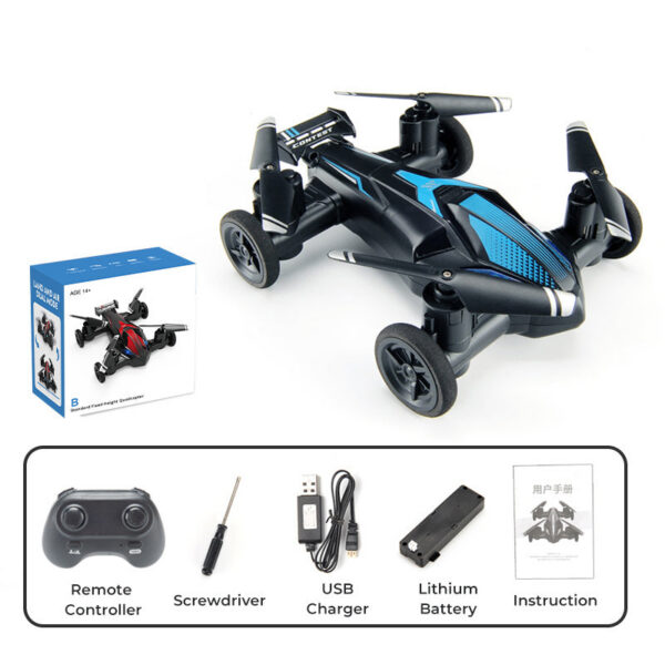 e402bfbe6bad26e0 JJRC H103 Land-Air Mini Drone Car Dual-Mode Remote Control Quadcopter Headless Altitude Hold 360° Flip RC Toy Gift for Kids