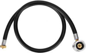 e4030fd273f0c5c5 WADEO Dual Fuel Camping Stove Replacement Hose, 3FT CGA600 & M16*1 Propane Regulator Hose for Portable Propane & Butane Camping Gas Stove
