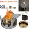 e4068a398bba07de JIAHEY Mini Spirit Burner Windshield Alcohol Camping Stove Alloy Brass Lightweight Adjustable Temperature Alcohol Stove for Backpacking Hiking Outdoor, BBQ Cooking Picnic