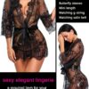 Avidlove Women's Lace Kimono Robe Babydoll Lingerie Mesh Nightgown S-5XL