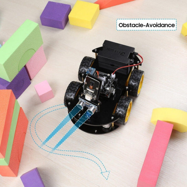 EO UNO R3 Project Smart Robot Car V4, Intelligent and Educational Robotic for Arduino Learner DIY Kit
