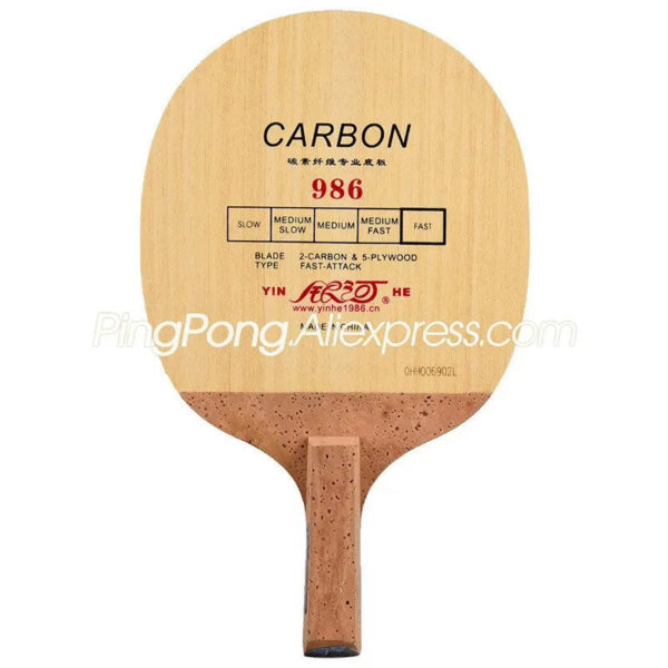 e43e9887a0008b66 Original YINHE 986 Carbon Table Tennis Blade (Korea Type Fast Attack) Japanese Penhold JS Handle Racket Ping Pong Bat Paddle