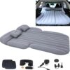 Inflatable SUV Air Mattress 3 in 1 Thickened Flocking Inflatable Car Camping Travel Air Mattress with 2 Pillows & Air Pump,Portable Car Sleeping Bed for SUV|MPV|Minivan