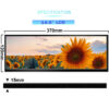 e442fb828d9dc3b4 12.3 /14.5 inch Toucreen Monitor HDMI & Type C 1920x720/2.5K IPS LCD Bar Computer Temp Display Widescreen