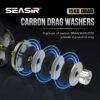 e44d07ec85b8cdcf Seasir Megacuda Baitcasting Reel Drag 15KG Deep Spool 6.5:1 Aluminum Frame Carbon Side Double Handle Jigging Metal Reel Seawater