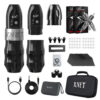 XNET Titan Wireless Tattoo Machine Kit with Extra 38mm Grip 2400mAh Battery 40pcs Mixed Tattoo Cartridge for Tattoo Artists
