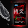 e4766693fd98af49 Ultra Sensitive Condom with Mace Pointed Design 10 PCS Lubricated Latex Condom Natural Feeling Safety Sex Accessories