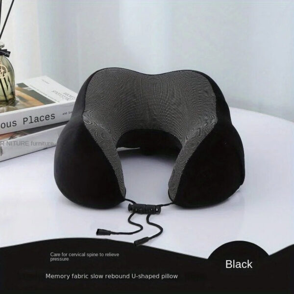 U Travel Memory Cotton Pillow Neck Motor Cars And Aeroplanes Nap Magnetic Fabric Ushaped