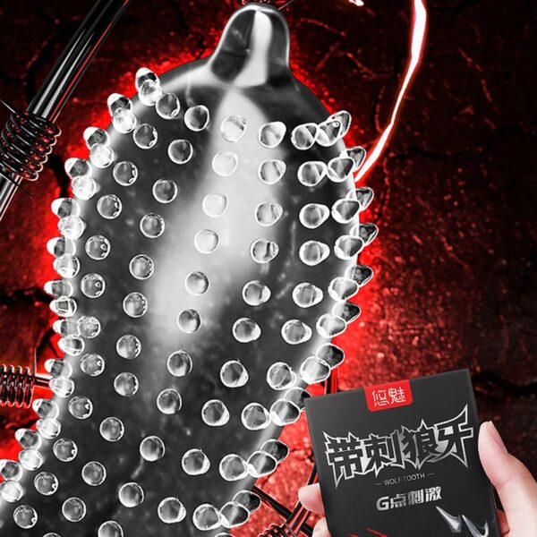 e48d7981006cd2bc Large Spikes Condoms Dotted Granular Sex Tooys for Adult Original Lubricants Sexual Retardant High Sensitive Sex Shop 18+