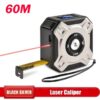 e492dd631981eacd 3 In 1 Laser 40 60 M Measurement With Backlit Display Rangefinder Scale Area / Distance Rechargeable