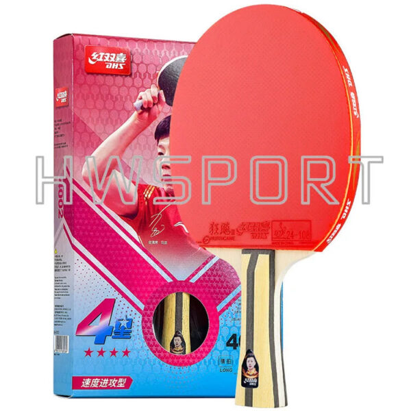 e4982b7f6a4735b0 DHS H4002 4 Star Table Tennis Racket 5 Star 6 Star H5002 H6002 Ping Pong Racket Professional Pure Wood Paddle with Sticky Rubber