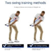 e4992d12fe3487e7 PGM Golf Swing Trainer Folding Correction Praconer Adjustable Length Angle Beginner Available with Left Right Hands HGB023