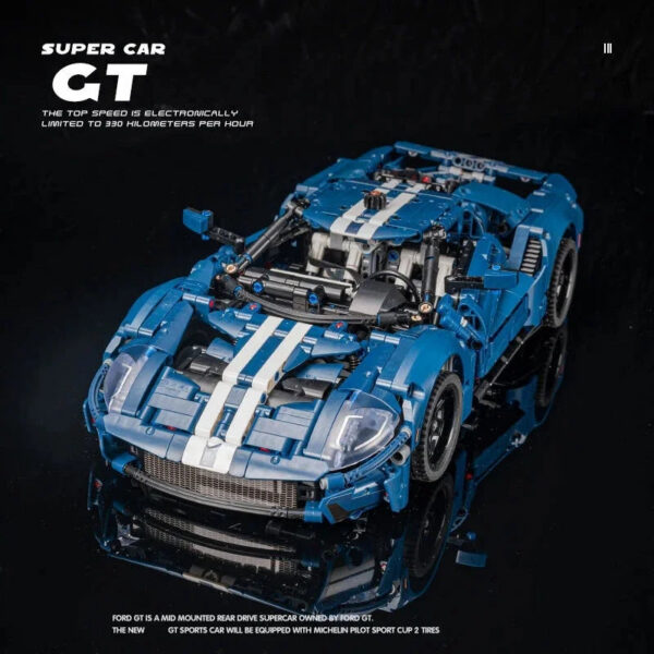 Moc 42154 Technical Super Sports Car Building Blocks Set Model Racing Vehicle Assemble Bricks Toys For Kids Adult Gift