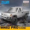 ZWN 1:12 Full Scale RC CAR Upgraded MN82 PRO Controllable Headlights 2.4G 4WD Off-Road Car Pick Up Truck Toy for Kids Gifts