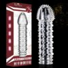e4cc0d9b05bb8b7d Spike Penis Sleeve Reusable Condoms Sex Toys for Men Delay Ejaculation Penis Sleeve Contraception Cock Ring Extender 남성전용기구