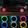 Car Hub Lamp RGB Kit Waterproof LED Strip Light APP/Remote Control Car Wheel Ring Neon Light Strip Colorful Adjustable Hub