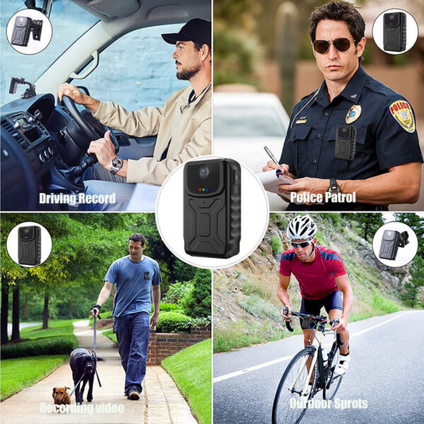 Bicycle Mini Body Camera 1080P FHD 140 Degree Wide Angle Video Recorder for Meeting Patrol Sport Dash Car Biking DV DVR Record