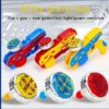 e5397c703ef4e2ba Luminous Rotating Gyro Gun Parents and Children Outdoor Battles Boys Light Toys
