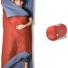 Litume Kompakter Schlafsack 20°C-10°C, 1.6 lbs, Leichter Tragbarer Kombinierbarer Schlafsack für Erwachsene, Rucksackreisen, Camping, Wandern, Reisen, 3 Jahreszeiten, Samtgefüttert