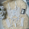 e544db94caa05b95 Ellolace Sensual Lingerie Floral Lace Transparent Erotic Costume Bride Fantasy Sexy Crotchless Invisible Thongs Naked Sex Suit