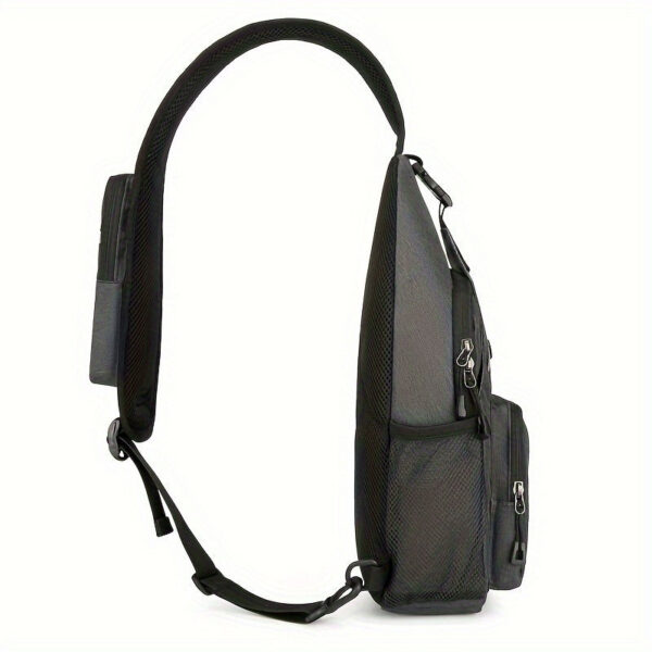 1pc Waterproof Single Shoulder Bag For Men And Women, Multi-purpose Large Capacity Cross Body Bag, Suitable For Outdoor Travel And Work