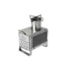 e55be9b50e14ccef MOUNTAINHIKER Portable Firewood Square Stove Stainless Steel Outdoor Fire Heater Stove Picnic Hiking Camping Wood Burner Stove