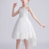 Kids Dress For 4-12 Girls Costumes Wedding Party Tailing Evening Elegant Princess Sleeveless Children’s Dresses 1293