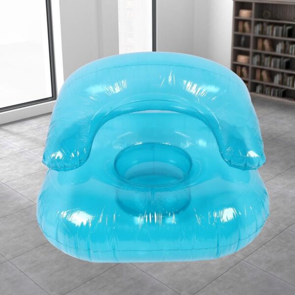 e574e51ea609ddd1 Portable Air Sofa, Ergonomic Inflatable Couch, PVC Transparent Camping Air Lounger Mattress for Adults Backyard Beach Traveling Picnics, Music Festivals, Outdoor Garden