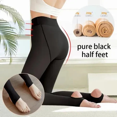 e57cbfa76e0ced4b Women Socks Thermal Tights Woman Sexy Winter Skin Effect Pantyhose Warm Fleece Tight Polar Stockings Legging Sock Pants