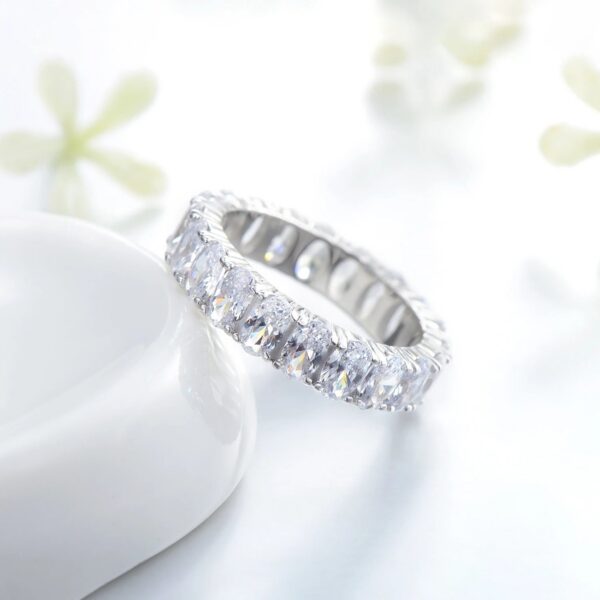 e58464a4c869a9e6 Modian New 100% 925 Sterling Silver Classic Oval Sparkling Finger Ring For Women Luxury AAAAA CZ Wedding Engagement Fine Jewelry