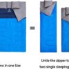oaskys Double Sleeping Bag for Adults with 2 Pillows - Queen Size XL Waterproof Sleeping Bag for All Season Camping Hiking Backpacking 2 Person Sleeping Bags for Cold Weather & Warm