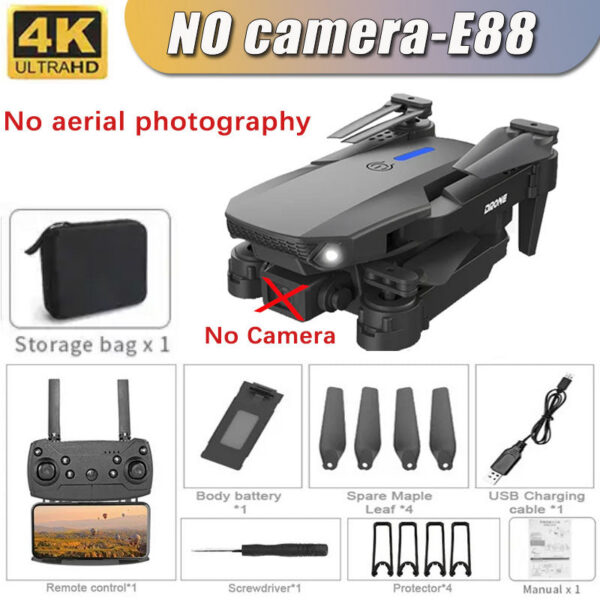 New E88Pro Drone 4K Professinal With 1080P Wide Angle Dual HD Camera Foldable RC Helicopter WIFI FPV Height Hold Apron Sell