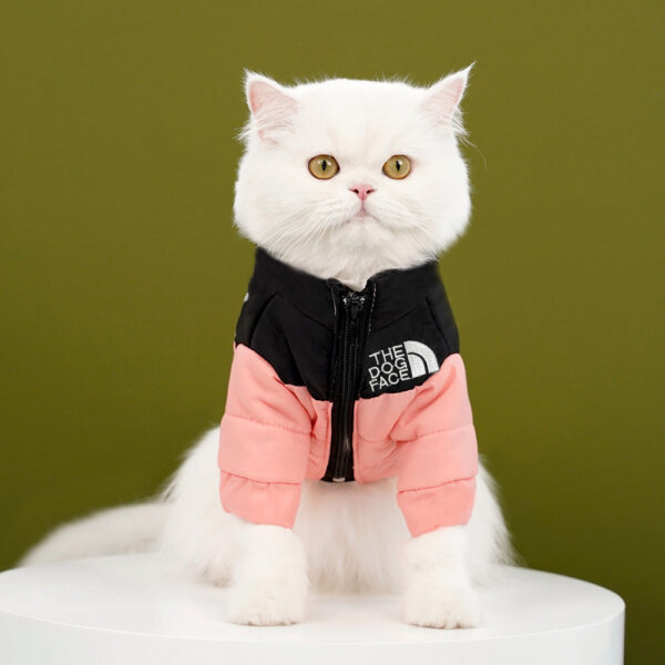 e59acf03f9c56993 Pet dogs, cats, clothing for autumn winter warmth, cotton down jackets, teddy large, medium, and small dogs