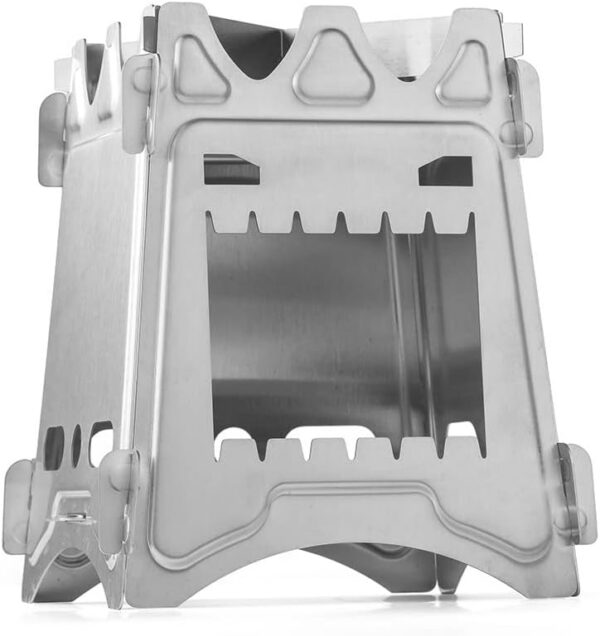 e59d01dbad43bb36 MEETOZ Lightweight Portable Wood Burning Camping Stove Camping Backpacking Stove Folding Wood Stove for Outdoor Hiking Camping Picnic Stove