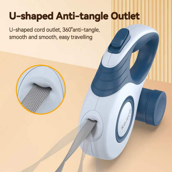 e5b777658cd3b489 ROJECO Automatic Retractable Dog Leash 3M/5M Extendable For Outdoor Travel Walking Hiking Small Dogs Traction Rope Cat Lead